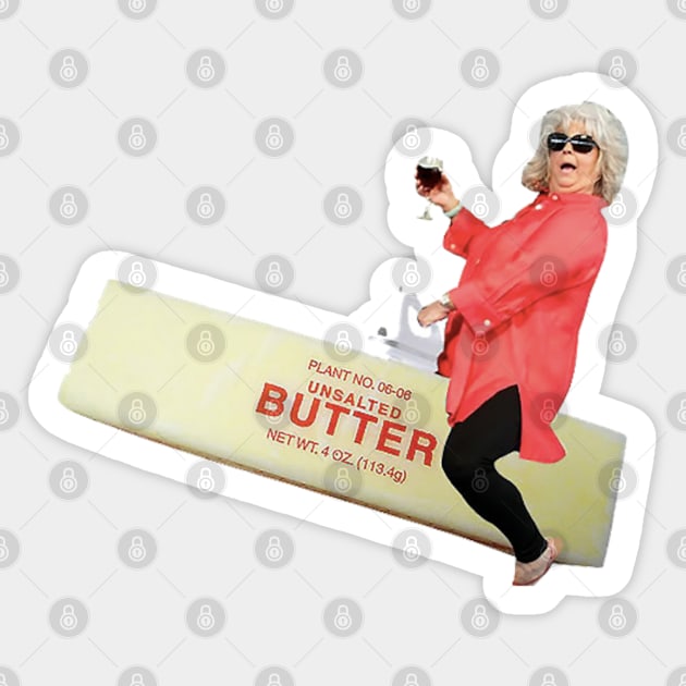 paula Deen Butter Stick Sticker by Biscuit25